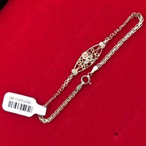14k gold bracelet